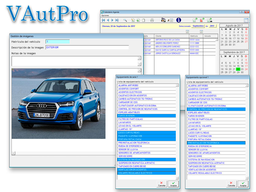 VAutPro: programa para la gestión de compra venta de vehículos usados. Potente, flexible, fiable.